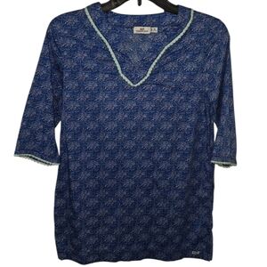 Vineyard Vines Girls Palmetto Print Tunic Swim Cover Up